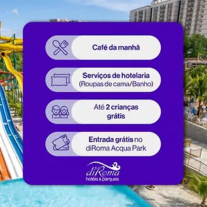 Hotel Diroma Fiori Incluso O Acesso Ao Acqua Park Todos Os Dias, Exceto No Dia Do Check-out, Caldas Novas